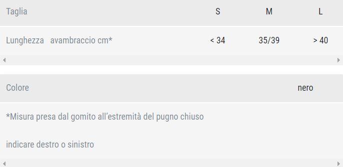 Guida taglia Extra 15°