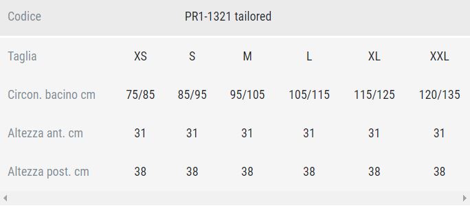 Guida taglia Sat1321