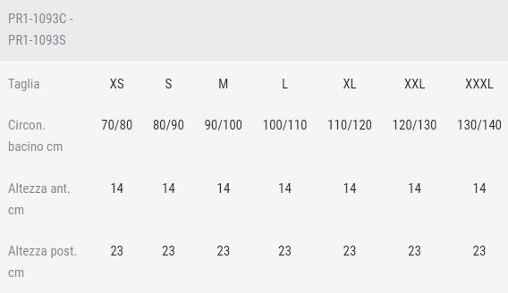 Guida taglie Litecross93