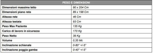 MP093 Moretti IBISCO: letto per degenza a due manovelle - immagine 2