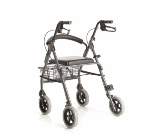 Deambulatore pieghevole MORETTI RP520: In Alluminio Verniciato con Ruote da 20 cm - immagine 3