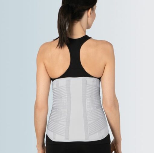 Corsetto Lombare Semirigido STABILITYSILVER - Supporto Ortopedico con Filo d'Argento