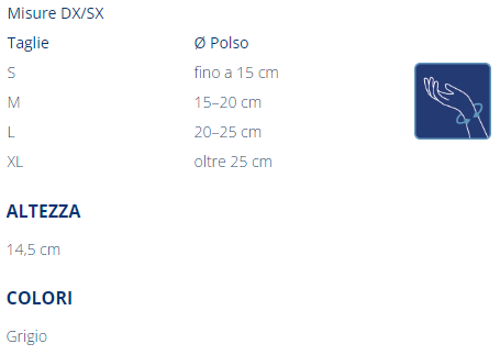 Guida taglia D.T3 01 Orthofasty