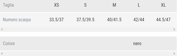 Guida taglia Darco Orthowedge Orthofasty