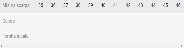 Guida taglia Podifer40 Orthofasty