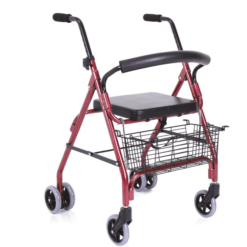 Rollator-MORETTI-RP518-rosso-Alluminio