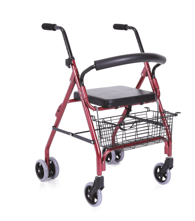 Rollator-MORETTI-RP518-rosso-Alluminio