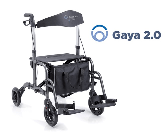 Rollator Pieghevole MORETTI RP540 con doppia funzione in alluminio