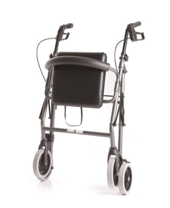 Deambulatore pieghevole MORETTI RP520: In Alluminio Verniciato con Ruote da 20 cm - immagine 4