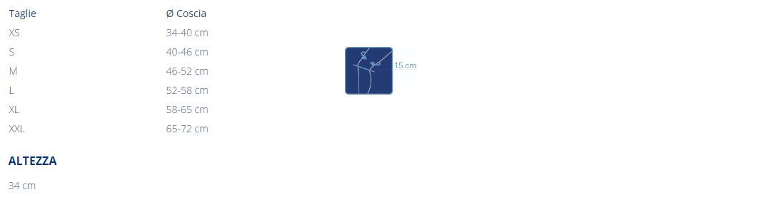 Guida taglia PHYLOETEK 41 Orthofasty