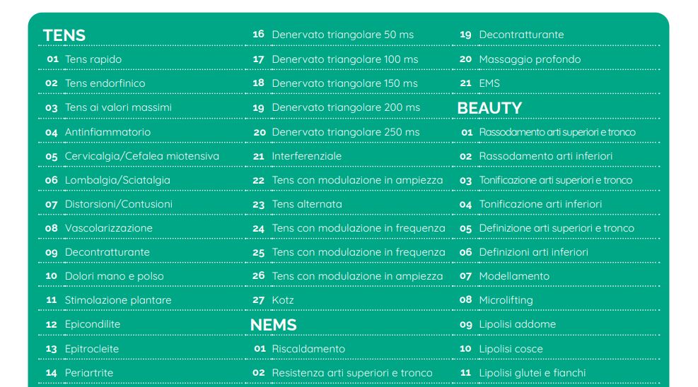 Programmi i-TechPhysio Orthofasty