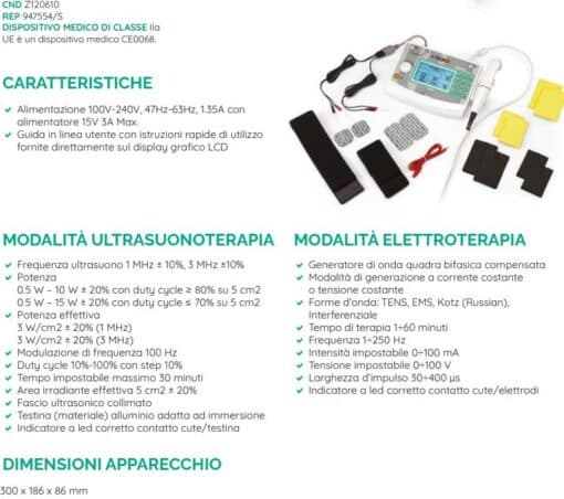 I-TECH UE ultrasuonoterapia elettroterapia professionale - immagine 4