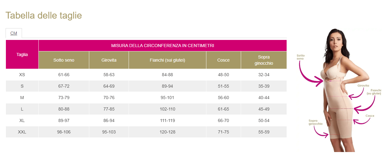 Guida taglie VF Comfort Orthofasty