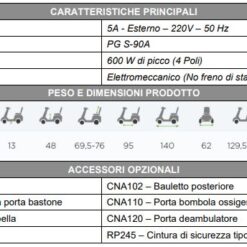 Alternative view of Scooter Elettrico MORETTI CN220 : Mobilità Accessibile e Confortevole