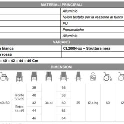 Alternative view of Carrozzina Superleggera ATMOS MORETTI – Pieghevole e Regolabile