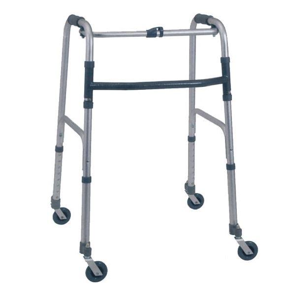 TERMIGEA DE11P deambulatore regolabile con ruote piroettanti