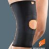 GenuFIT 63 Ginocchiera Tubolare Corta in Tessuto Aer-OS con Foro Rotuleo