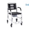 Sedia per doccia e WC fissa con 4 ruote Moretti RS939
