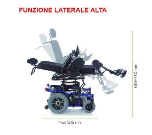 Carrozzina elettrica multifunzione ARIES PRO CS920BL – Comfort e Prestazioni - immagine 4