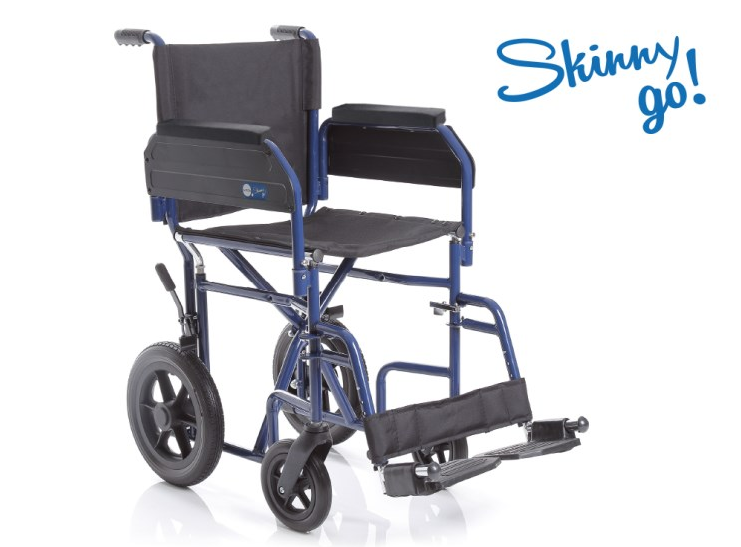 carrozzina pieghevole compatta Moretti CP625 Skinny Go