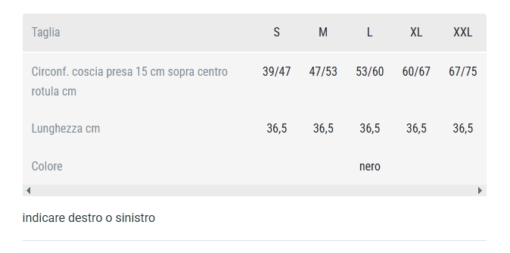 Pluspoint 4 Short RO+TEN – Ortesi funzionale per ginocchio corta - immagine 2