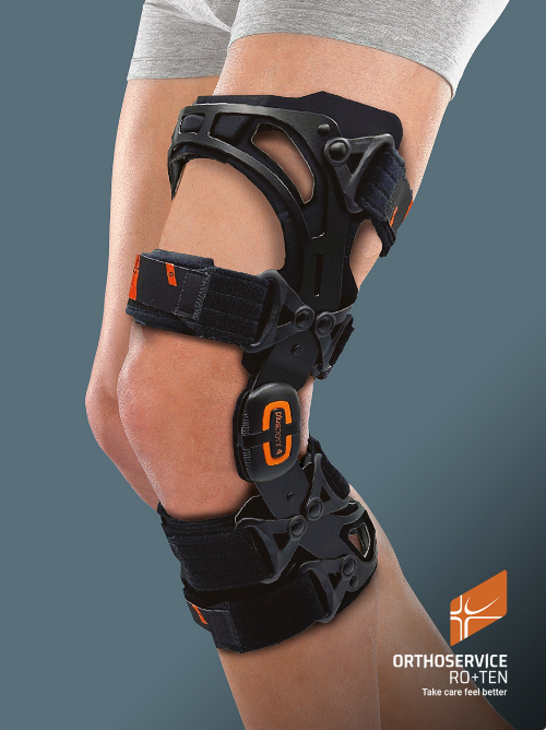 Ortesi funzionale per ginocchio corta Pluspoint 4 Short RO+TEN