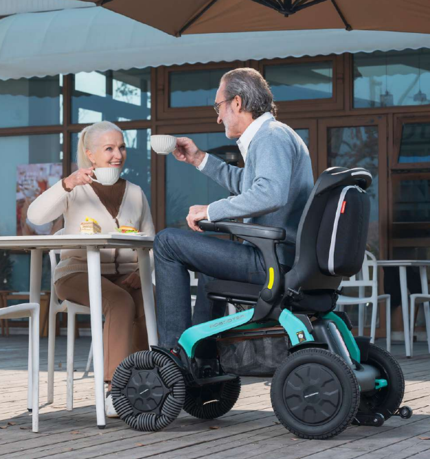 Robooter E60-A BODYTECH – Carrozzina Elettronica Pieghevole Off-Road - immagine 3