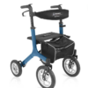 Rollator Moretti RP562 in alluminio pieghevole con ruote pneumatiche