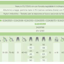 Alternative view of Carrozzina Leggera Helios Glide Max Moretti – Pieghevole ad Autospinta
