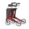 rollator epic carbon wimed in fibra di carbonio rosso