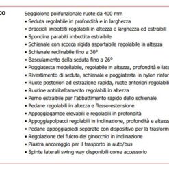 Seggiolone polifunzionale Concept II WIMED: basculante e reclinabile - immagine 3