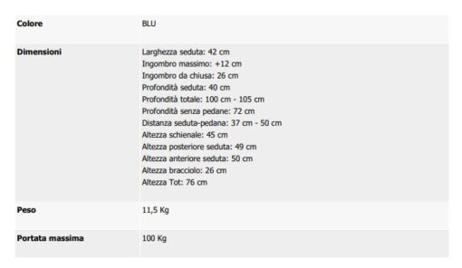 Carrozzina da transito Transit Light Wimed: leggera e pieghevole - immagine 2
