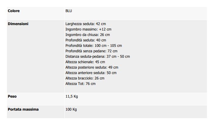 Carrozzina da transito Transit Light Wimed: leggera e pieghevole - immagine 2