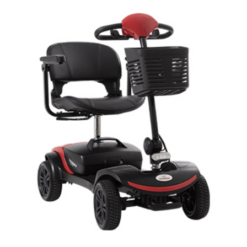 Scooter elettrico WIMED Tommy Lite compatto con cestino e braccioli ribaltabili