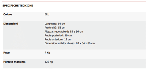 Rolly Delta WIMED rollator pieghevole a 3 ruote - immagine 2