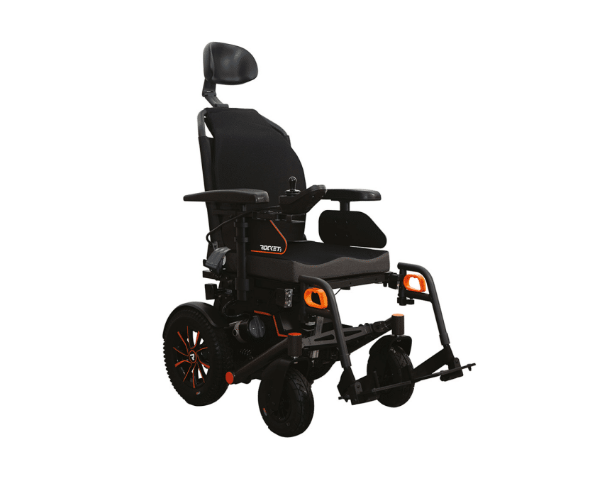Carrozzina elettrica Rocket 5 Wimed compatta per uso esterno