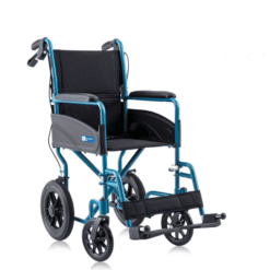 Carrozzina pieghevole leggera Moretti CP762 Helios Go 2 con ruote da transito