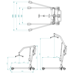 Alternative view of Titolo SEO Sollevatore 205 Wimed - Sollevamalati elettrico