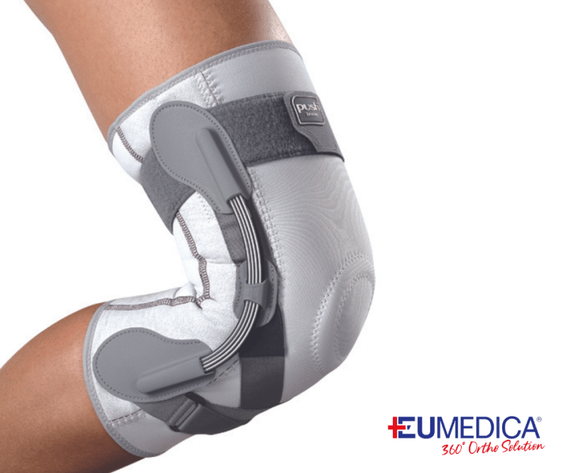 PUSH MED Eumedica ginocchiera stabilizzante con snodi a balestra